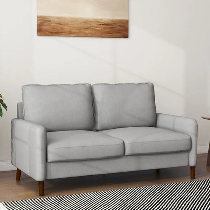 Living Room Loveseat Linen Sofa