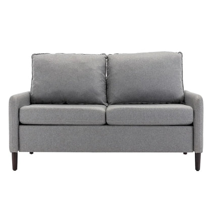 Living Room Loveseat Linen Sofa