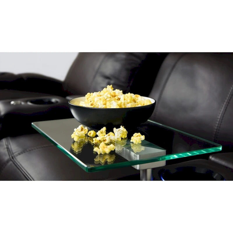 Octane Glass Swivel Table