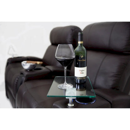 Octane Glass Swivel Table