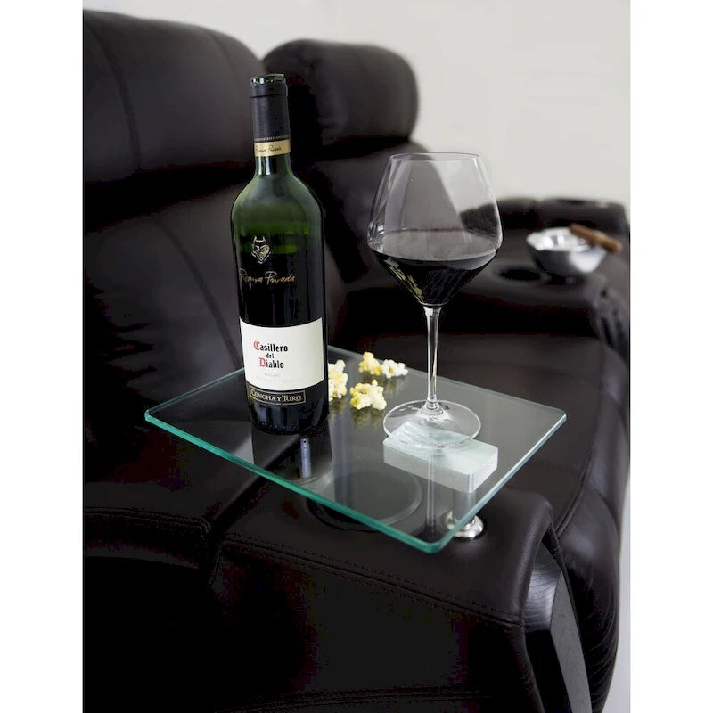 Octane Glass Swivel Table