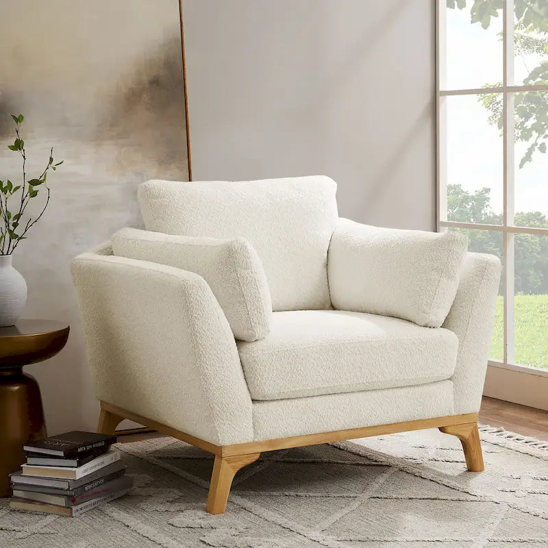 VANOMi 41.7  Modern Flared Arm Accent Chair