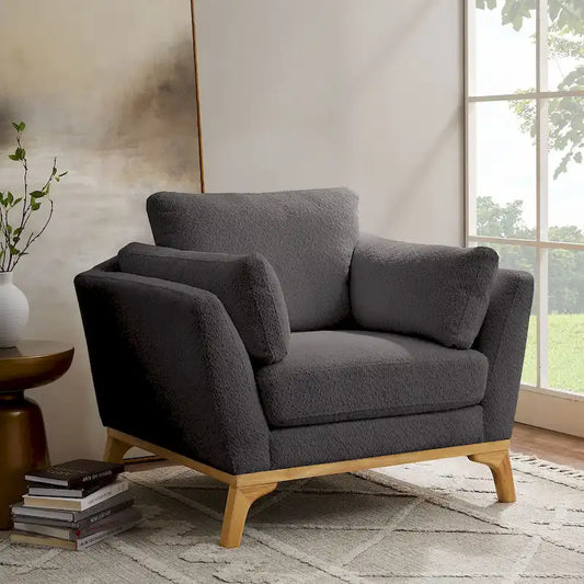 VANOMi 41.7  Modern Flared Arm Accent Chair