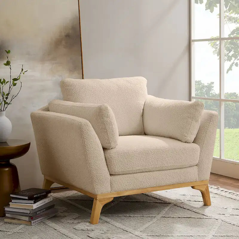 VANOMi 41.7  Modern Flared Arm Accent Chair