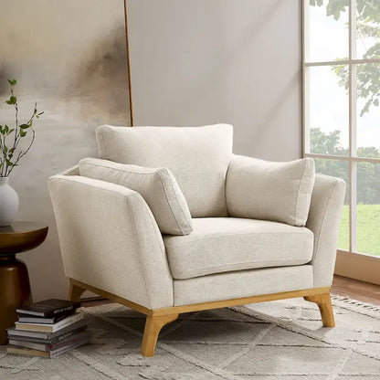 VANOMi 41.7  Modern Flared Arm Accent Chair