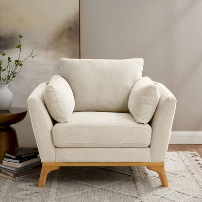 VANOMi 41.7  Modern Flared Arm Accent Chair