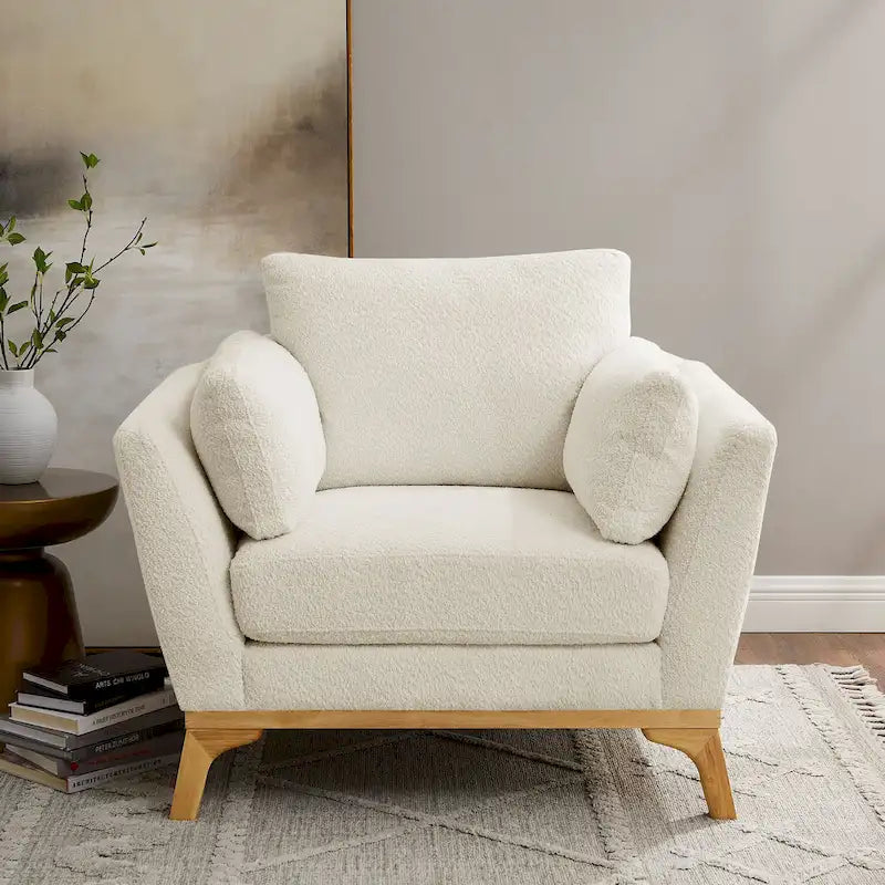 VANOMi 41.7  Modern Flared Arm Accent Chair