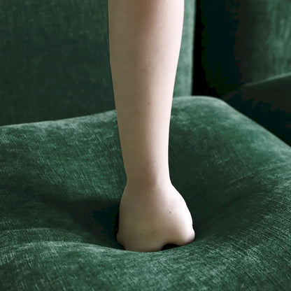 Modern Chenille Upholstery 3 Pieces Sofa Sets for Living Room Include Armchair, Loveseat,Three Seaters Couch And Ottoman