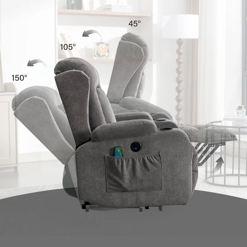 Recliner Chair for Living Room with Side Pocket