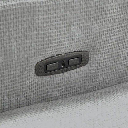 Olmas 33.5 W Power Swivel Glider Recliner with USB Charger Set Of 2