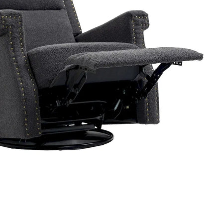 Swivel Manual Recliner Chair 360 Degree Leisure Arm Chair, Nursery Rocking Chairs