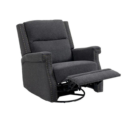 Swivel Manual Recliner Chair 360 Degree Leisure Arm Chair, Nursery Rocking Chairs