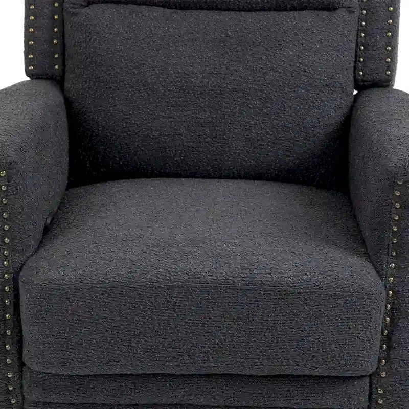 Swivel Manual Recliner Chair 360 Degree Leisure Arm Chair, Nursery Rocking Chairs