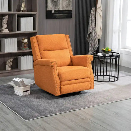Swivel Manual Recliner Chair 360 Degree Leisure Arm Chair, Nursery Rocking Chairs