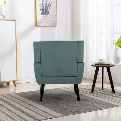 Modern Soft Velvet Ergonomics Accent Chair Living Room Chair Bedroom Chair Home Chair With Black Legs