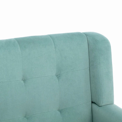 Modern Soft Velvet Ergonomics Accent Chair Living Room Chair Bedroom Chair Home Chair With Black Legs