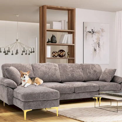 Kata 115  Sectional Sofa with Ottman