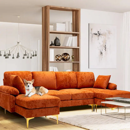 Kata 115  Sectional Sofa with Ottman