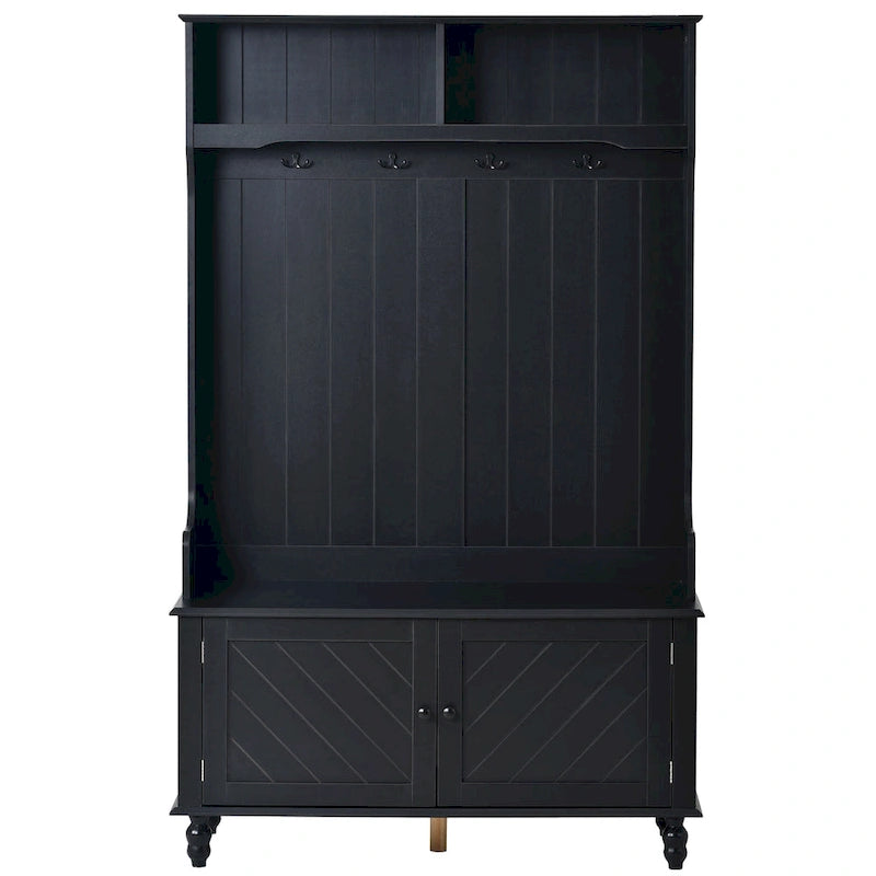 Hall Tree with 4 Hooks