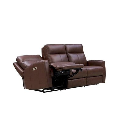Hydeline Vienna Zero Gravity Power Recline and Headrest Top Grain Leather Sofa and Loveseat - Sofa, Loveseat