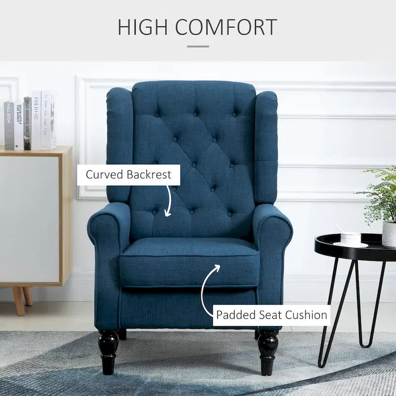 Accent Chair with High Wingback