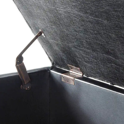 Upholstered Tufted Button Storage Bench