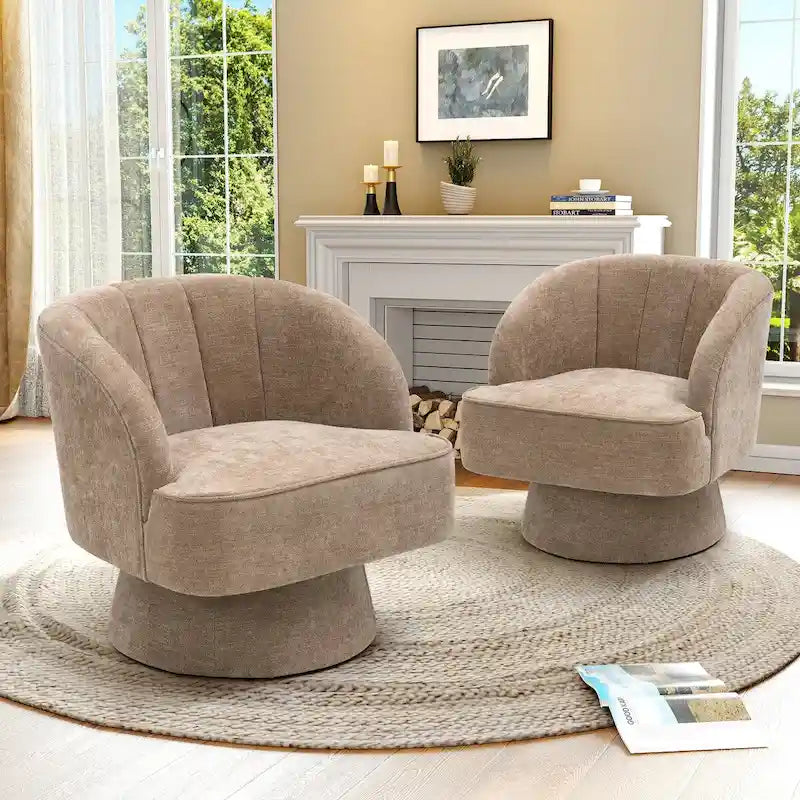 Pellebant Swivel Accent Chair Armchair Sofa for Living Room Bedroom