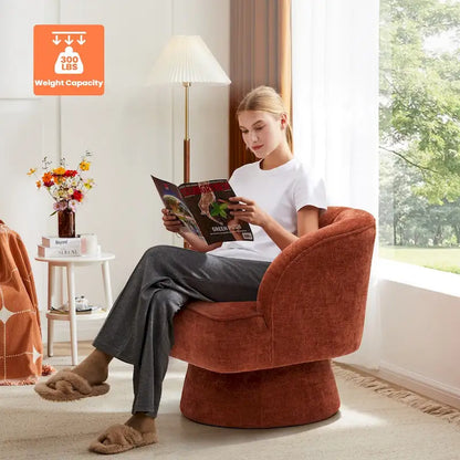 Pellebant Swivel Accent Chair Armchair Sofa for Living Room Bedroom