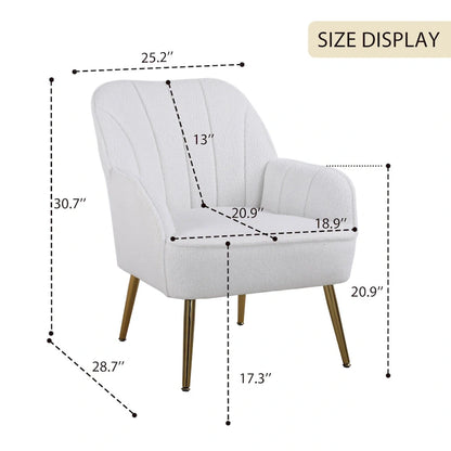 Suellyn 25.2-inch Wide Armrest Modern Chair