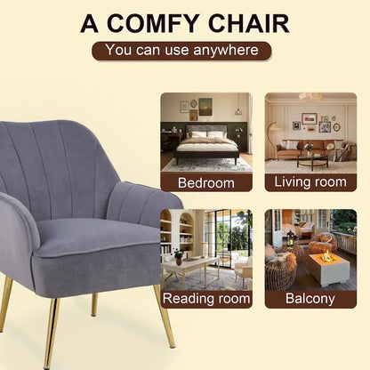 Suellyn 25.2-inch Wide Armrest Modern Chair