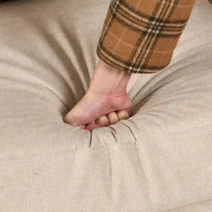 Moasis 80  3-seater Upholstered Sofa 2 Pillows Couches with Side Pockets for Living Room