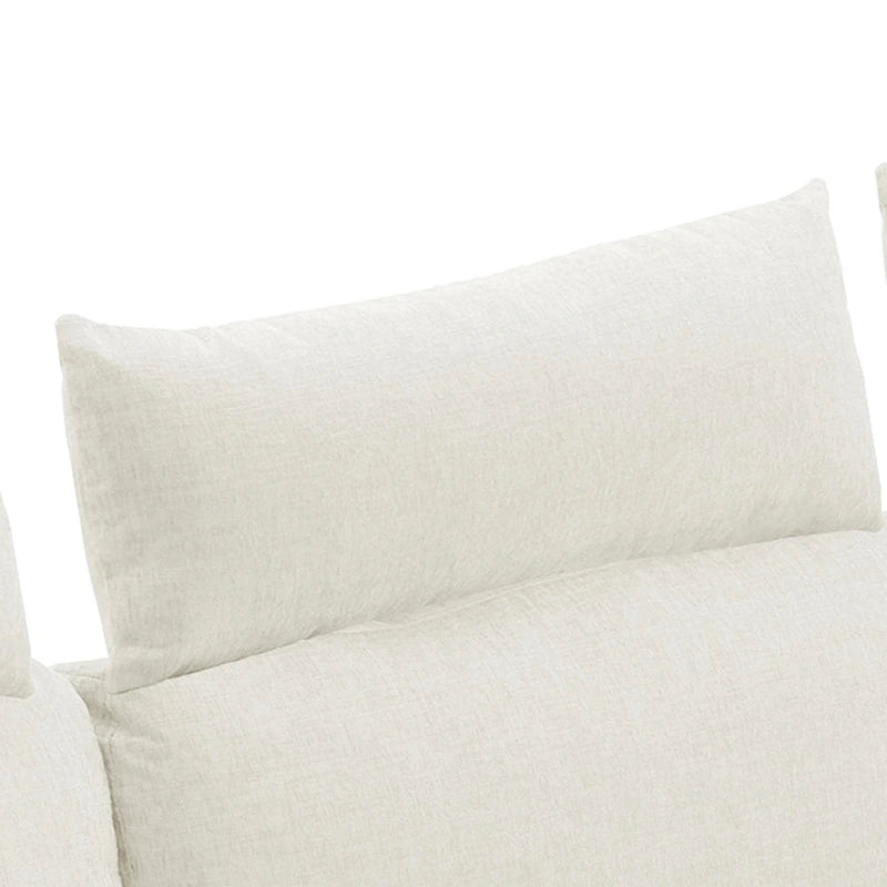 89  Chenille Sectional Sofa Couch With Extra Wide Chaise For Livingroom