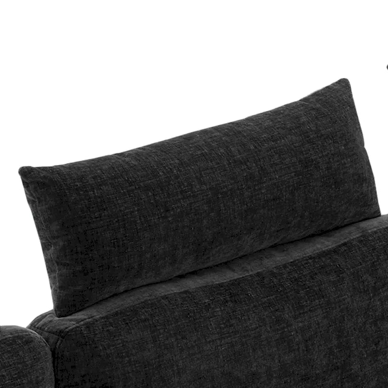 89  Chenille Sectional Sofa Couch With Extra Wide Chaise For Livingroom