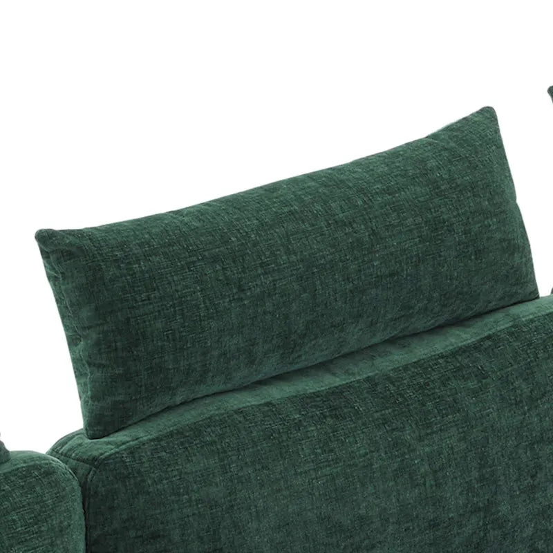 89  Chenille Sectional Sofa Couch With Extra Wide Chaise For Livingroom