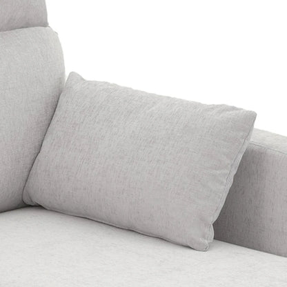 89  Chenille Sectional Sofa Couch With Extra Wide Chaise For Livingroom