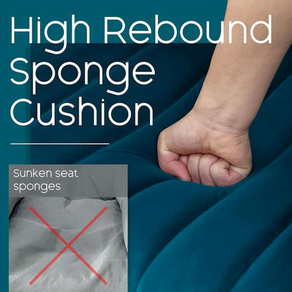 HOMYKA Accent Chair Upholstered Velvet Wingback Armchair Set of 2