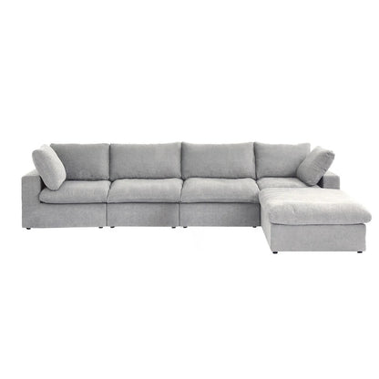 Cloud Modular Sectional Sofa,Down Filled Comfort Sofa Couch for Living Room