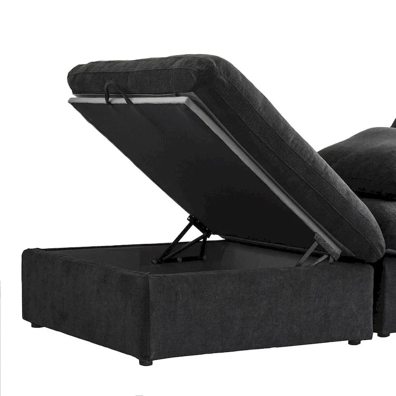 Cloud Modular Sectional Sofa,Down Filled Comfort Sofa Couch for Living Room