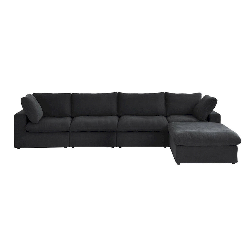 Cloud Modular Sectional Sofa,Down Filled Comfort Sofa Couch for Living Room