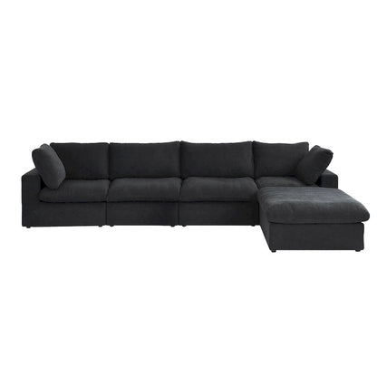 Cloud Modular Sectional Sofa,Down Filled Comfort Sofa Couch for Living Room