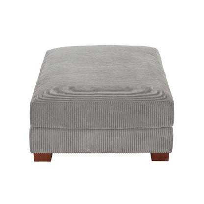 Sofa Corduroy Ottoman with Soild Wood