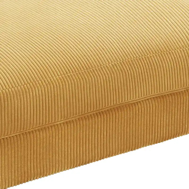 Sofa Corduroy Ottoman with Soild Wood