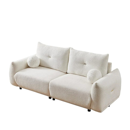 Lamb's wool 2-seater sofa