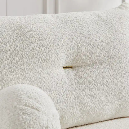 Lamb's wool 2-seater sofa