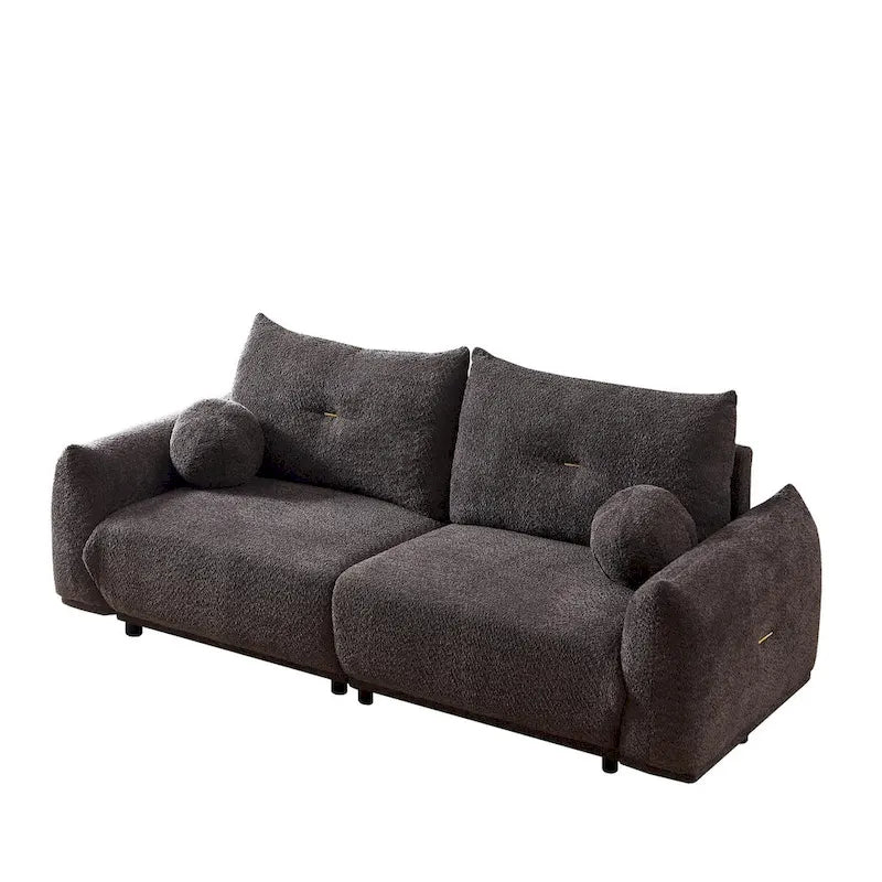 Lamb's wool 2-seater sofa