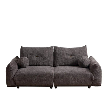 Lamb's wool 2-seater sofa