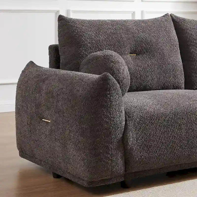Lamb's wool 2-seater sofa