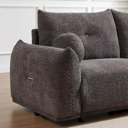 Lamb's wool 2-seater sofa