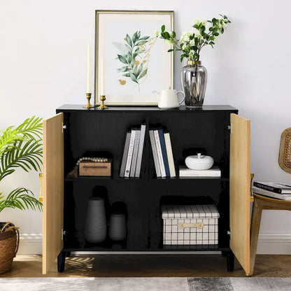 Most comfortable storage cabinet with doors and shelves, modern MDF feature cabinet with adjustable shelves