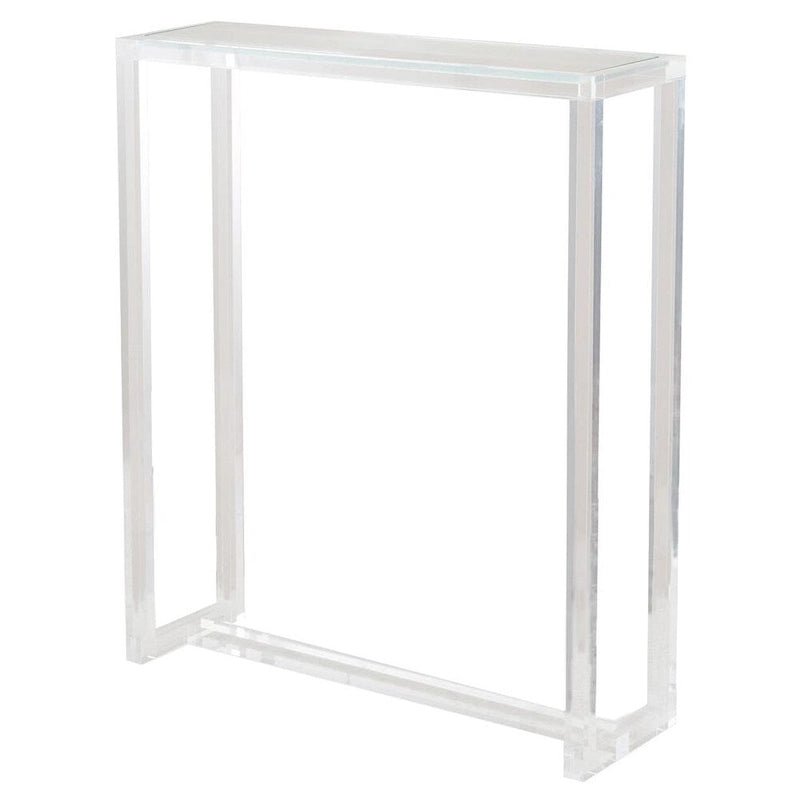 Sasha Acrylic Clear Modern Lucite Console